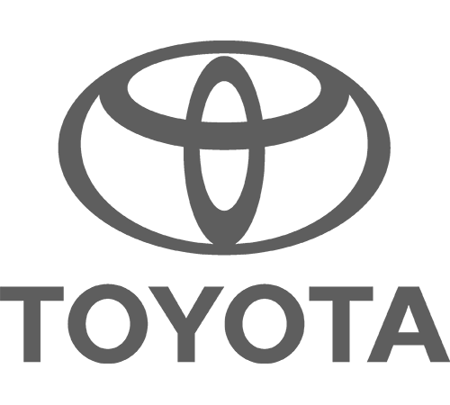 Toyota Logo in black & white