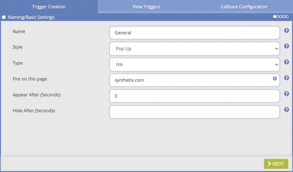 An image that shows how Synthetix’s trigger management can be configured to assist chatbot effectiveness.