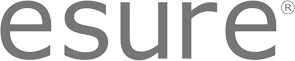 Black and White Esure Logo