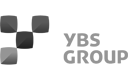 Black and White YBS logo
