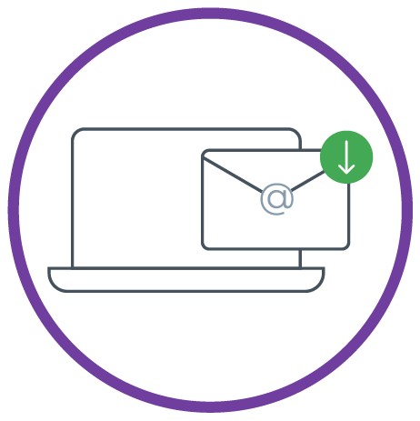 An image that demonstrates a reduction of email contact